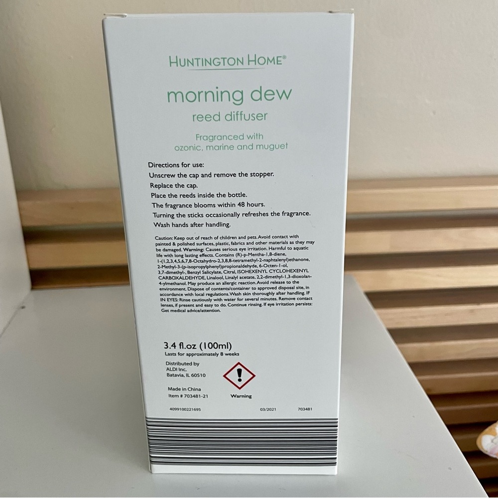 Morning Dew Reed Diffuser Brand New In Box - Picture 5 of 5